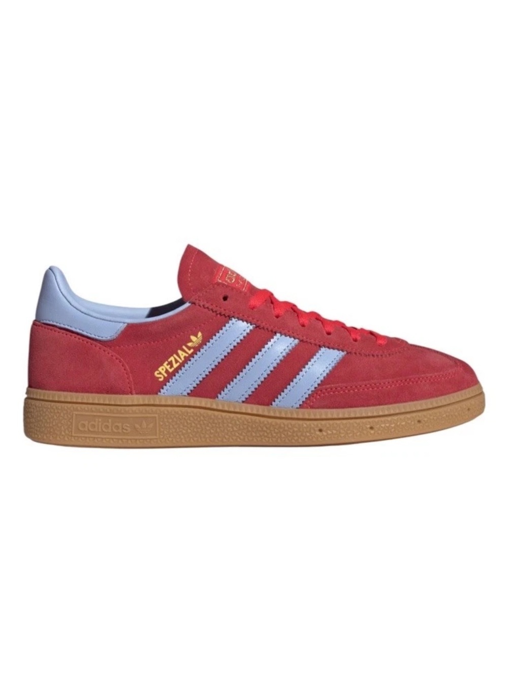 NEW Adidas Handball Spezial Women's Size 7.5 Lucid Red Glow Blue Sneakers Shoes